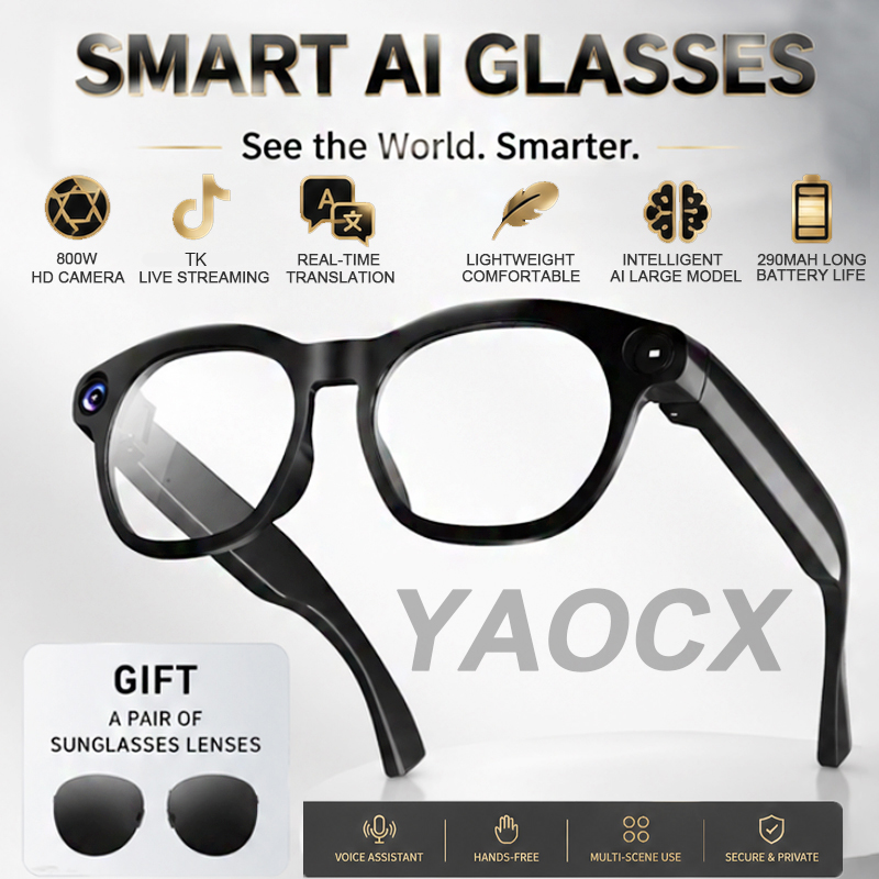 Audio Music Online Free - 2026 Smart Glasses 800W Camera Audio&Video