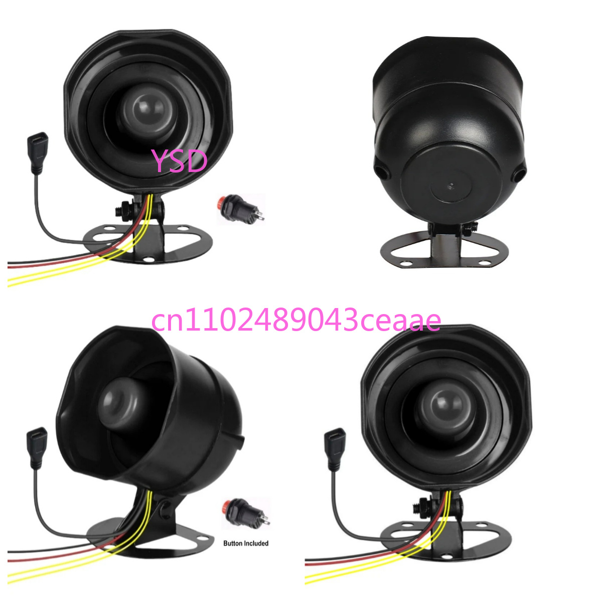 Mp3 Audio Music Download - Aanpasbare MP3 Muziekautohoorn Eén-Knops Trigger Downloadbare