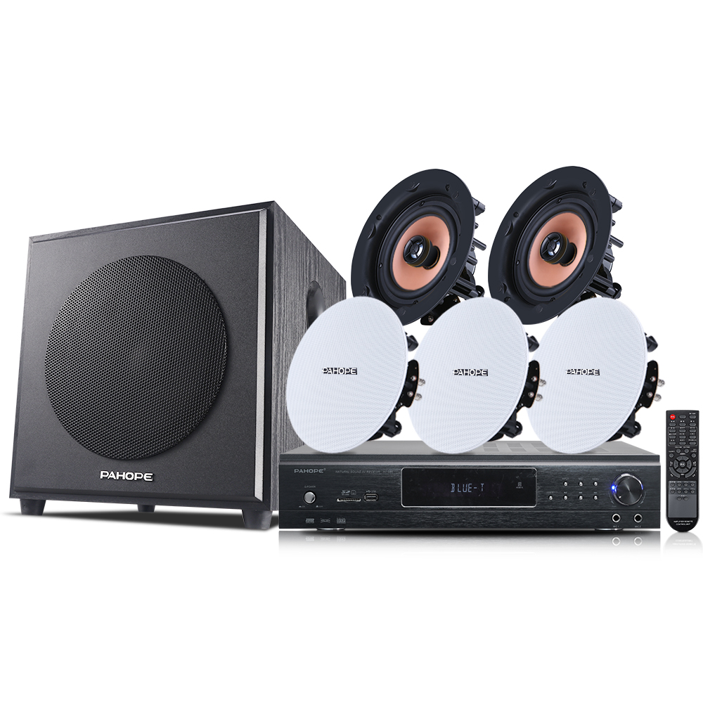Audio Music Background - 5.1 Home Theater Plafondluidsprekerset Achtergrondmuziek Woonkamer