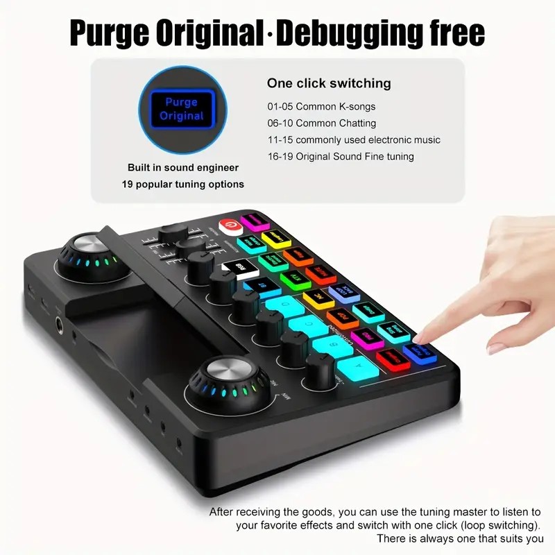 Audio Music Changer - Audiomixer, live geluidskaart met DJ-mixereffecten &