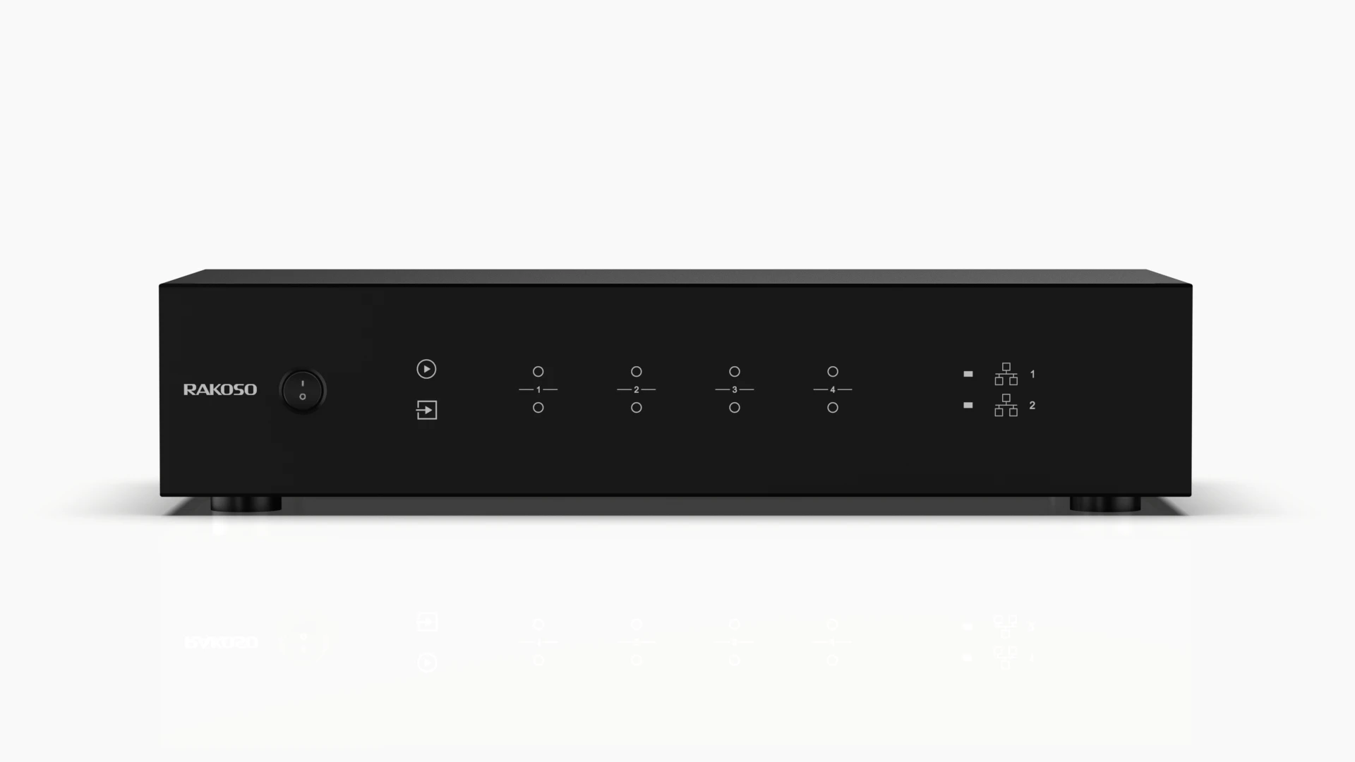 Audio Music Online Free - HA400 4-zone versterker 4CH digitale/analoge ingang