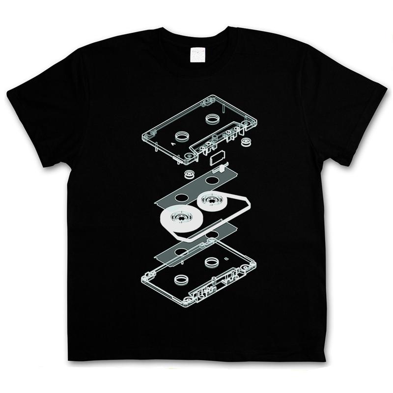 EXPLOSIE AUDIO CASSETTE T-SHIR - Audio Music Cd recensie en prijs