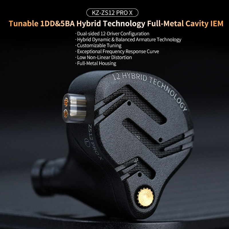 KZ ZS12 PRO X Metalen Koptelef - Music Audio Pro recensie en prijs