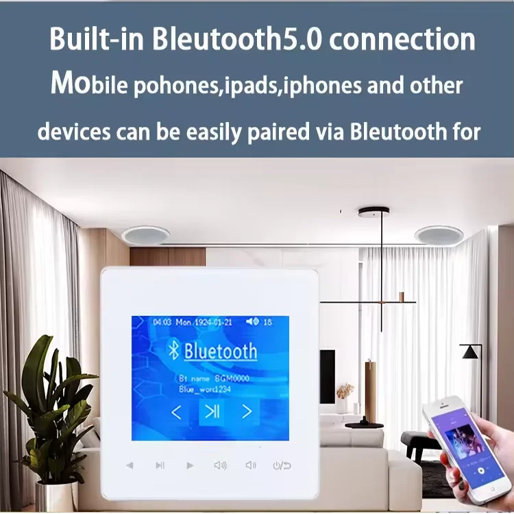 Home Bluetooth Wandversterker  - Audio Music Background recensie en prijs