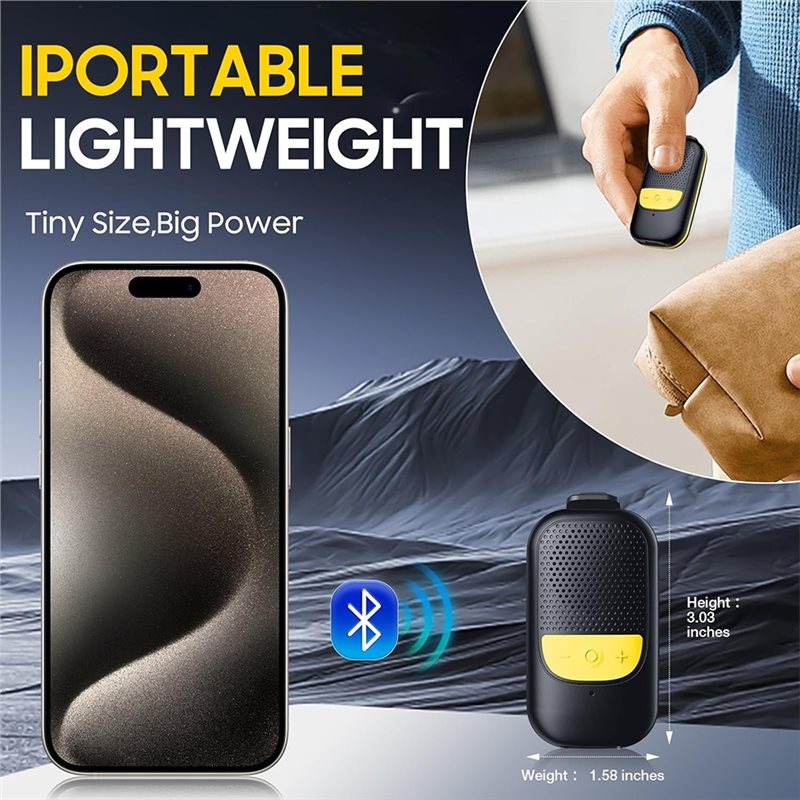 B68C Clip-On draagbare Bluetoo - Audio Music Online Free recensie en prijs