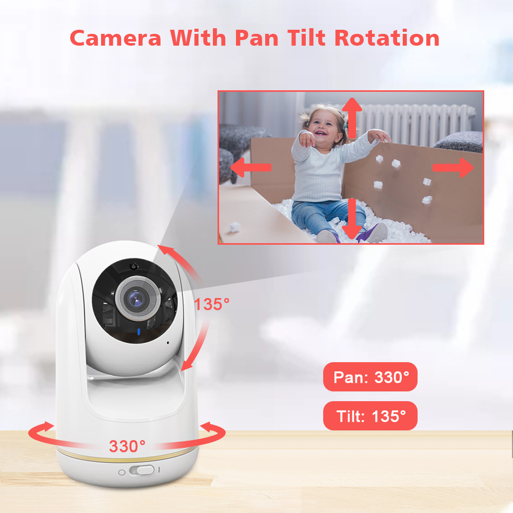 VB803 Babyfoon 5 inch 720P gro - Zoom Audio Music recensie en prijs