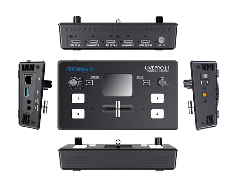 FEELWORLD LIVEPRO L1 V1 4xHDMI - Audio Mixer 4 Channel recensie en prijs