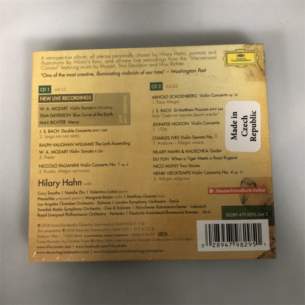 CD 'Retrospective' Hilary Hahn - Audio Music Cd recensie en prijs
