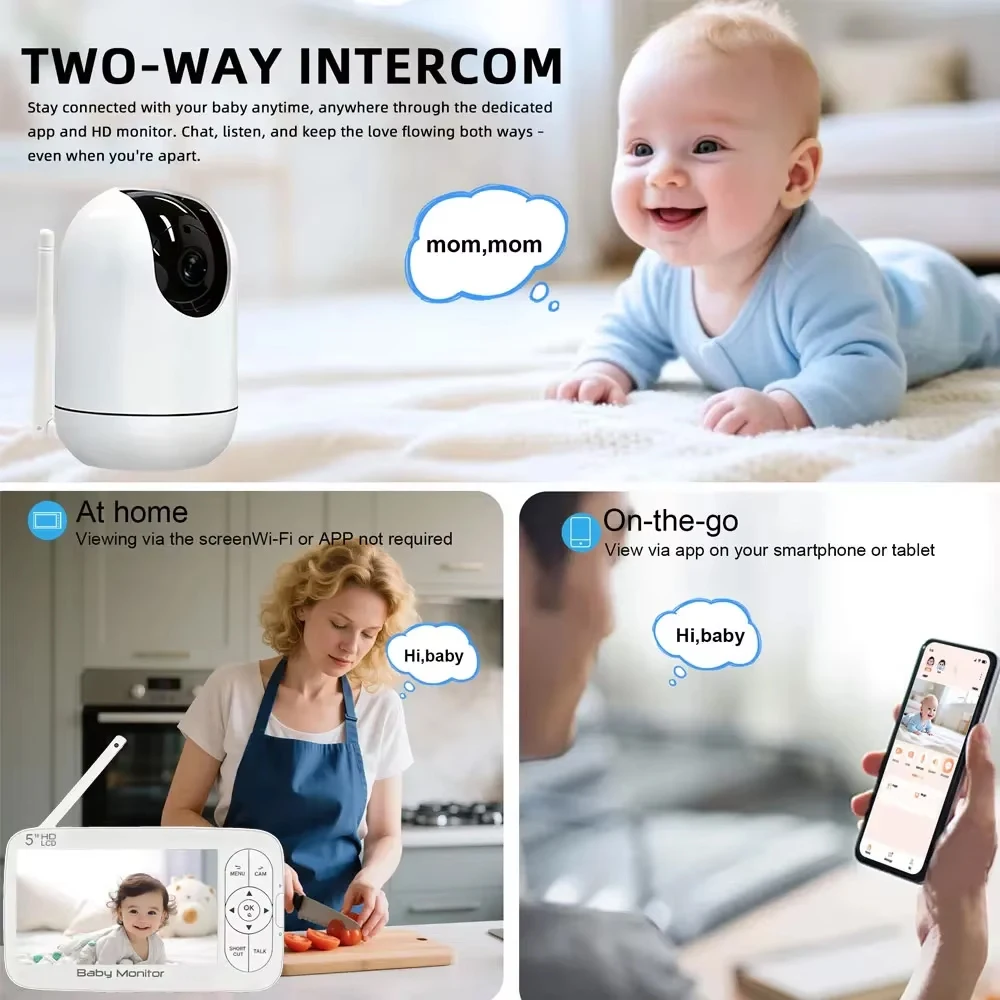 Slimme WiFi Babyfoon met 5 inc - Audio Music Apps recensie en prijs