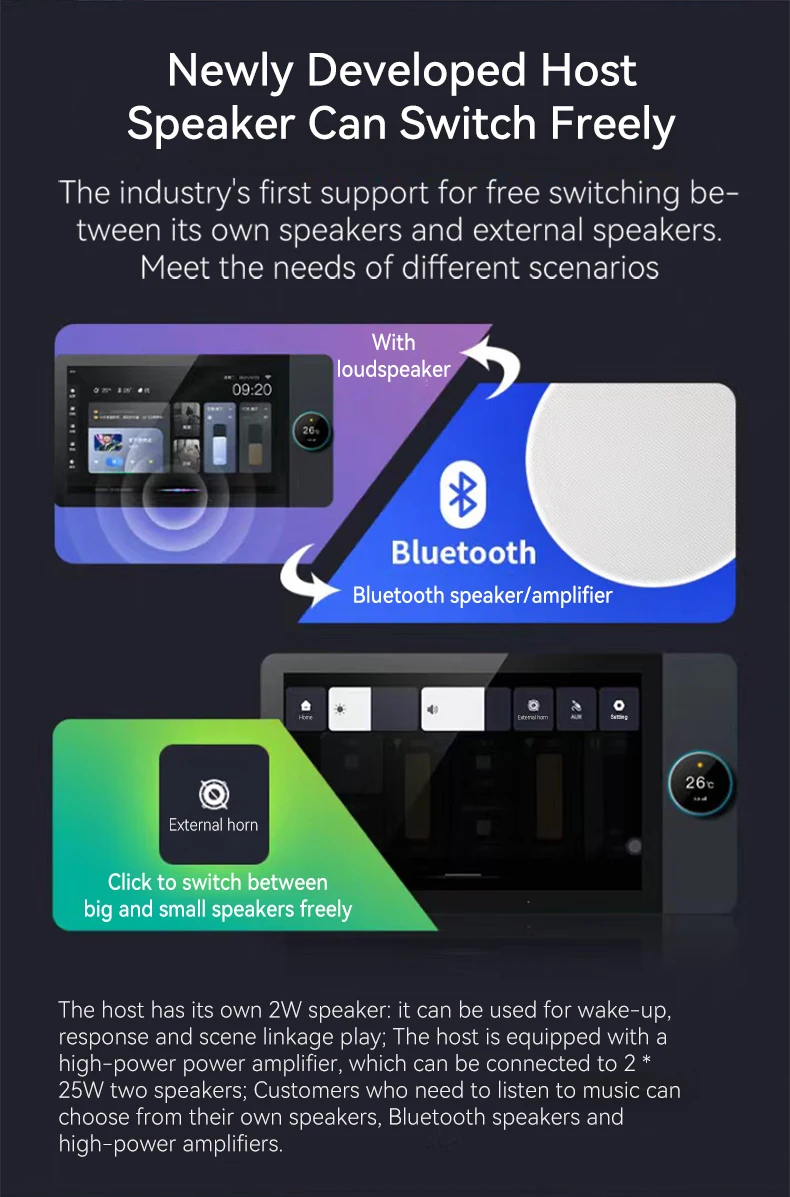 TUOAN 4-weg luidsprekers Multi - Audio Music Background recensie en prijs