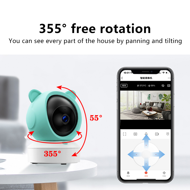 Danmini 1080P Babyfoon Mobiele - Audio Music Apps recensie en prijs