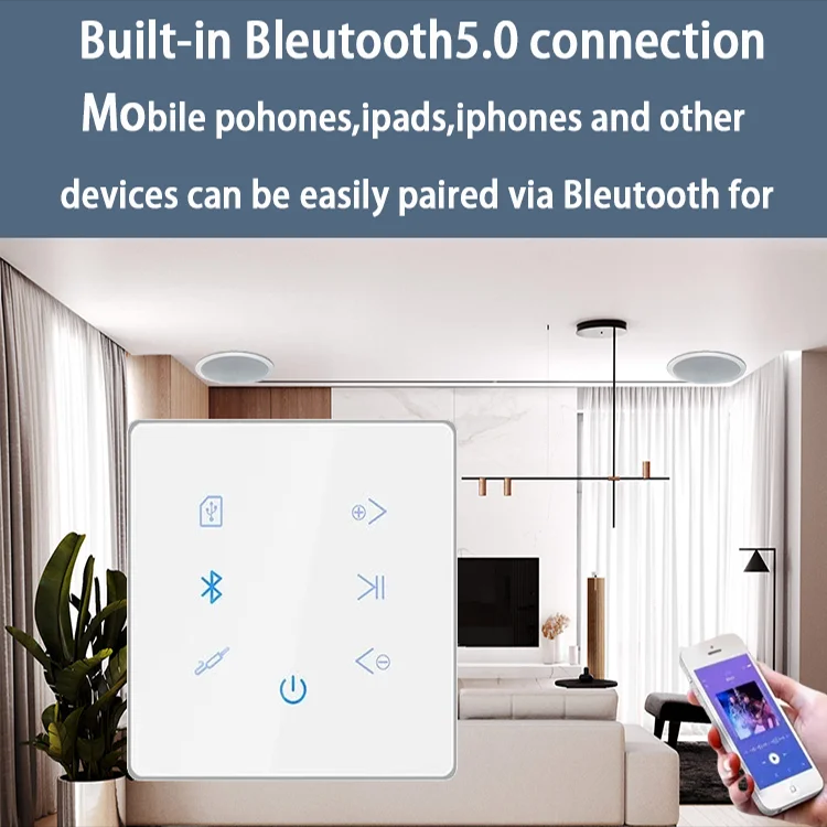 Bluetooth Muur Versterker Home - Audio Music Background recensie en prijs