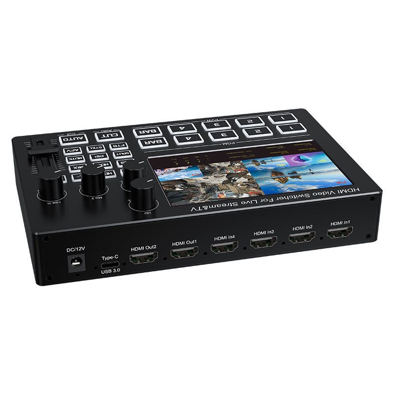 4-kanaals 1080P HDMI live stre - Audio Mixer 4 Channel recensie en prijs