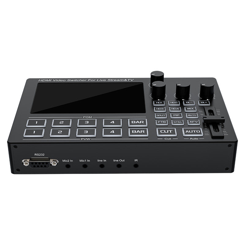 4-kanaals 1080P HDMI live stre - Audio Mixer 4 Channel recensie en prijs