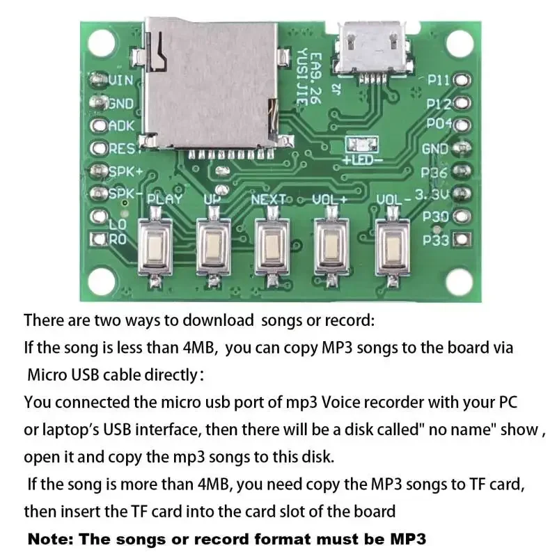 MP3 Voice Module Kit Welcomer  - Mp3 Audio Music Download recensie en prijs