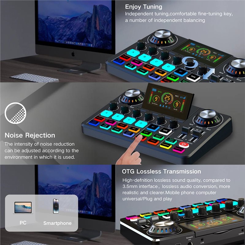 ABLB-audiomixer, live geluidsk - Audio Music Changer recensie en prijs