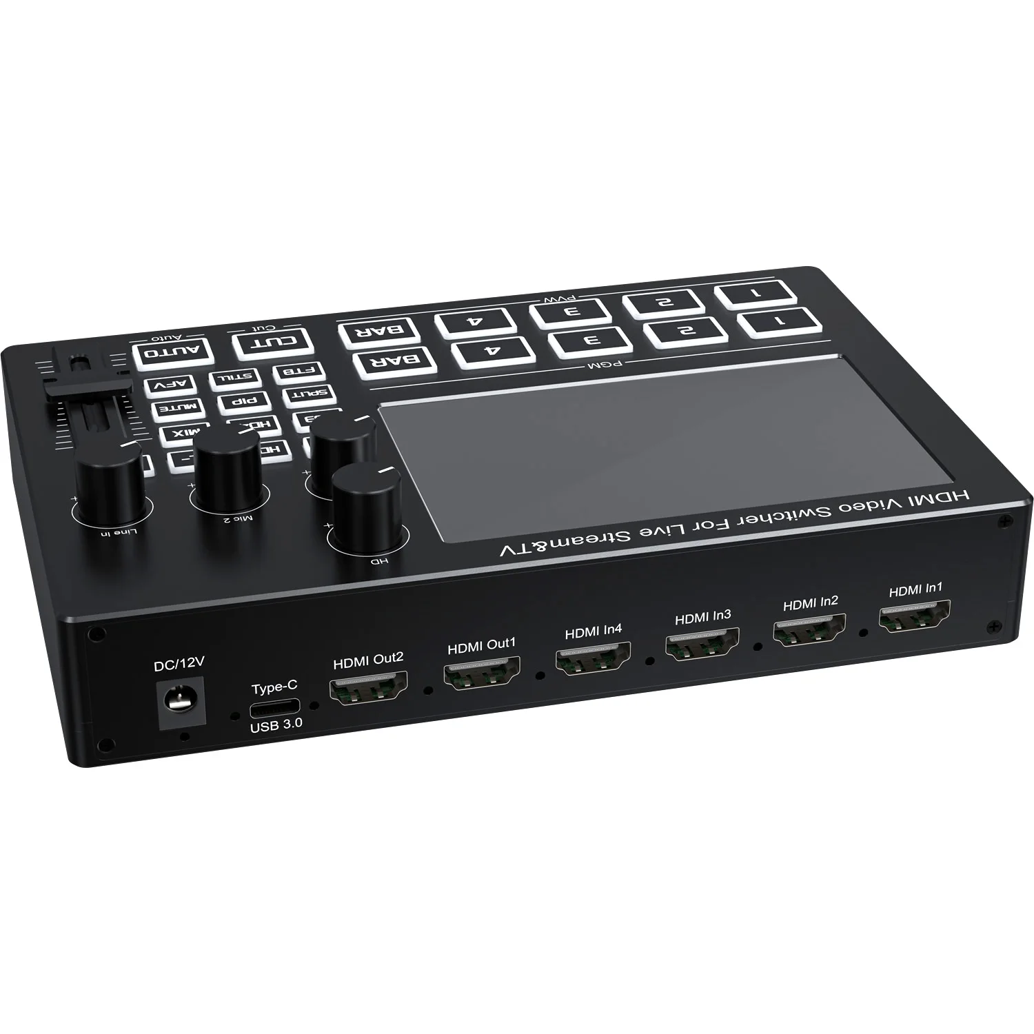 1080P 4-kanaals HDMI live stre - Audio Mixer 4 Channel recensie en prijs