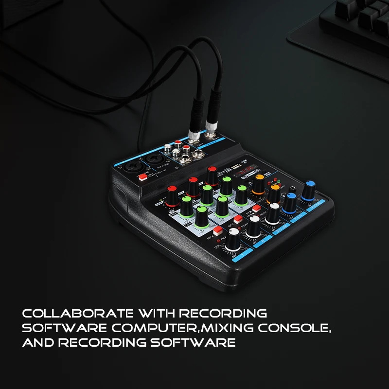 4-kanaals mini USB audio mengp - Audio Mixer 4 Channel recensie en prijs