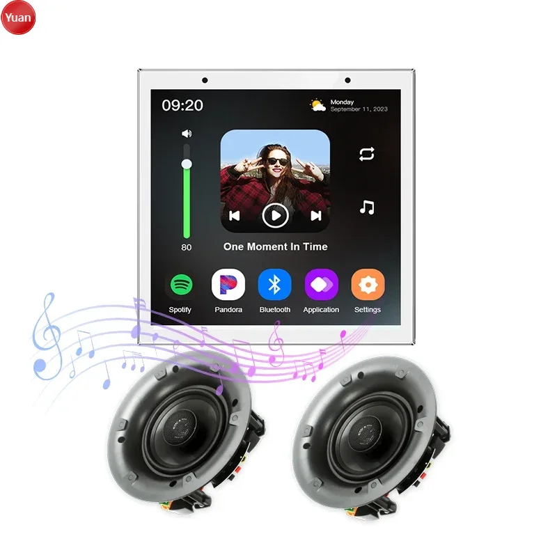 4-inch Smart Home Achtergrondm - Audio Music Background recensie en prijs