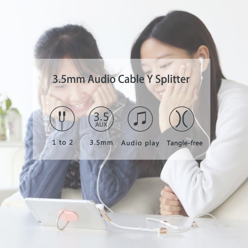Dual 3,5 mm audiokabel gebreid - Audio Music Online Free recensie en prijs